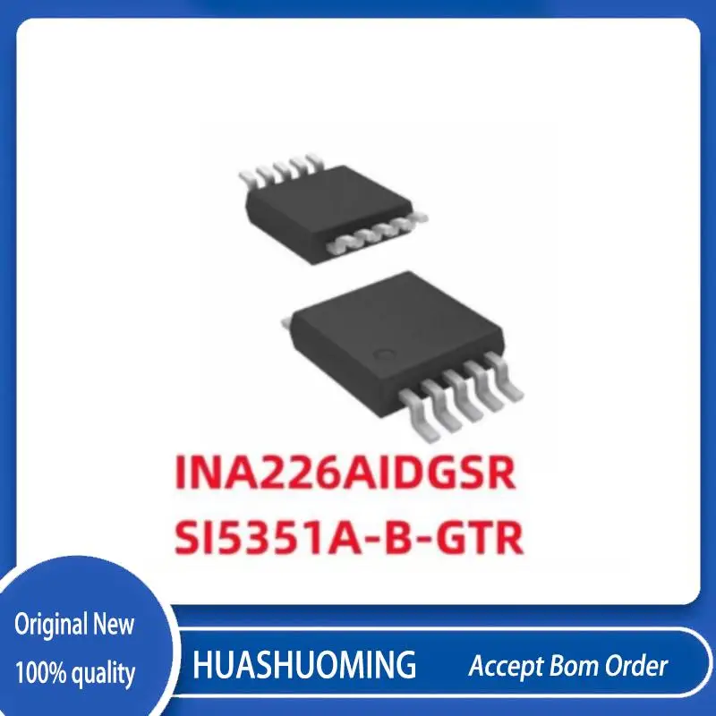 5 Teile/los INA226AIDGSR INA226AID INA226 MSOP10 SI5351A SI5351A-B-GTR SI5351A-B MSOP-10