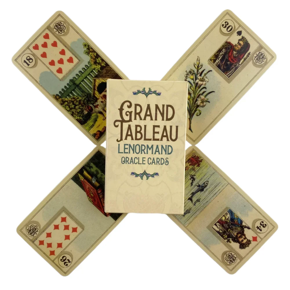 

Fast Ship Grand Tableau Lenormand Oracle Cards A 36 English Divination Edition Deck Borad Games Support Dropshipping