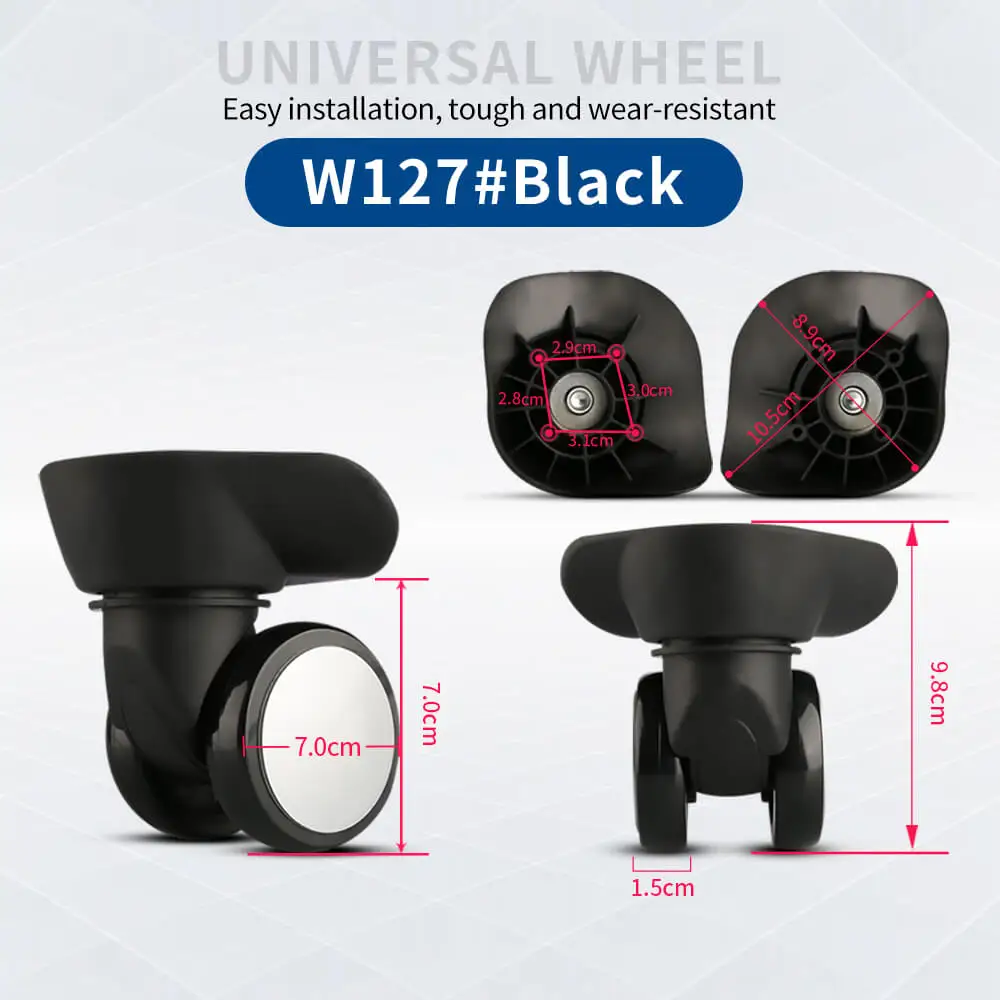 Hongsheng Koffer Universalrad Trolley-Rad Zubehör Passwort-Reisekoffer Geräuschlose Universalräder zur Reparatur und zum Austausch – Detail 23