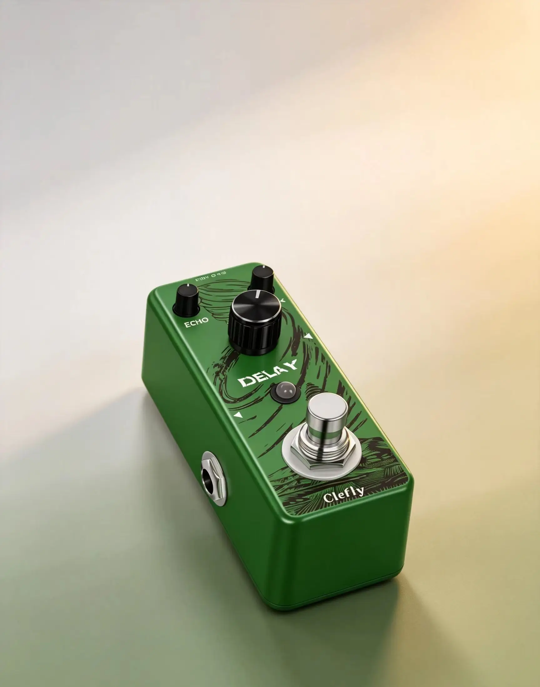 CLEFLY LEF-314 Guitar Delay Pedal Analog Delay Guitar Effect Pedal Switching, Fully Vintage Delay True Bypass
