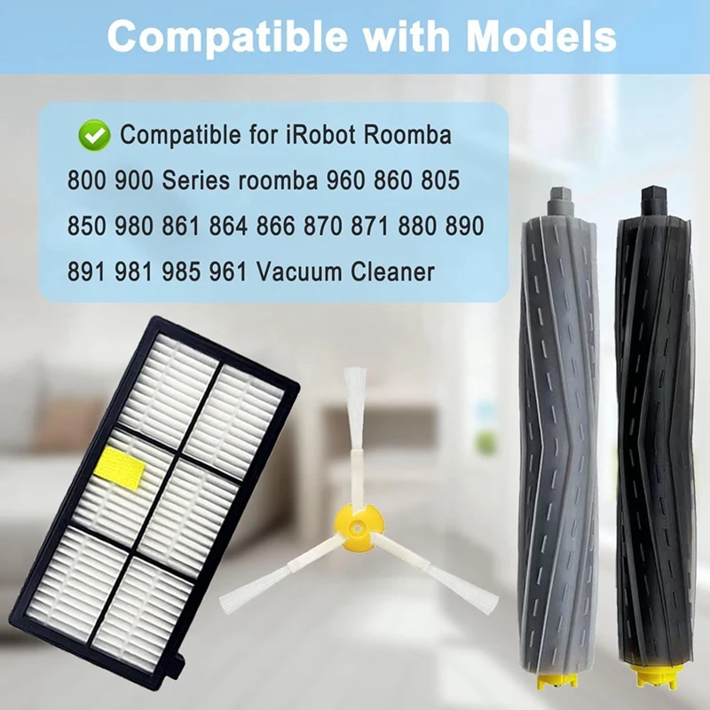 Сменные фильтры для робота-пылесоса Irobot Roomba 850 860 861 866 870 880 890 900 960 980 981 985