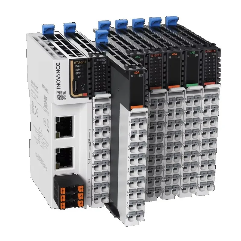 Inovance PLC Module GL20-3200END 256 I/O Points Ethernet/Modbus Communication Easy AC700 AC800 H5U AM600 Series Industrial