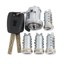 XIEAILI OEM Full Set Lock Cylinder Ignition Lock Set For Fiat Palio Siena Perla Ducato SIP22 Blade Lock Cylinder   K456