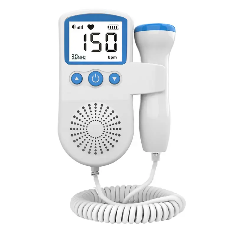 AiQUE 2.5MHz Foetale Doppler Echografie 30ml Gel Baby Hartslag Detector Zwangere Ultrasone Baby Hartslag Monitor Voor Zwangerschap