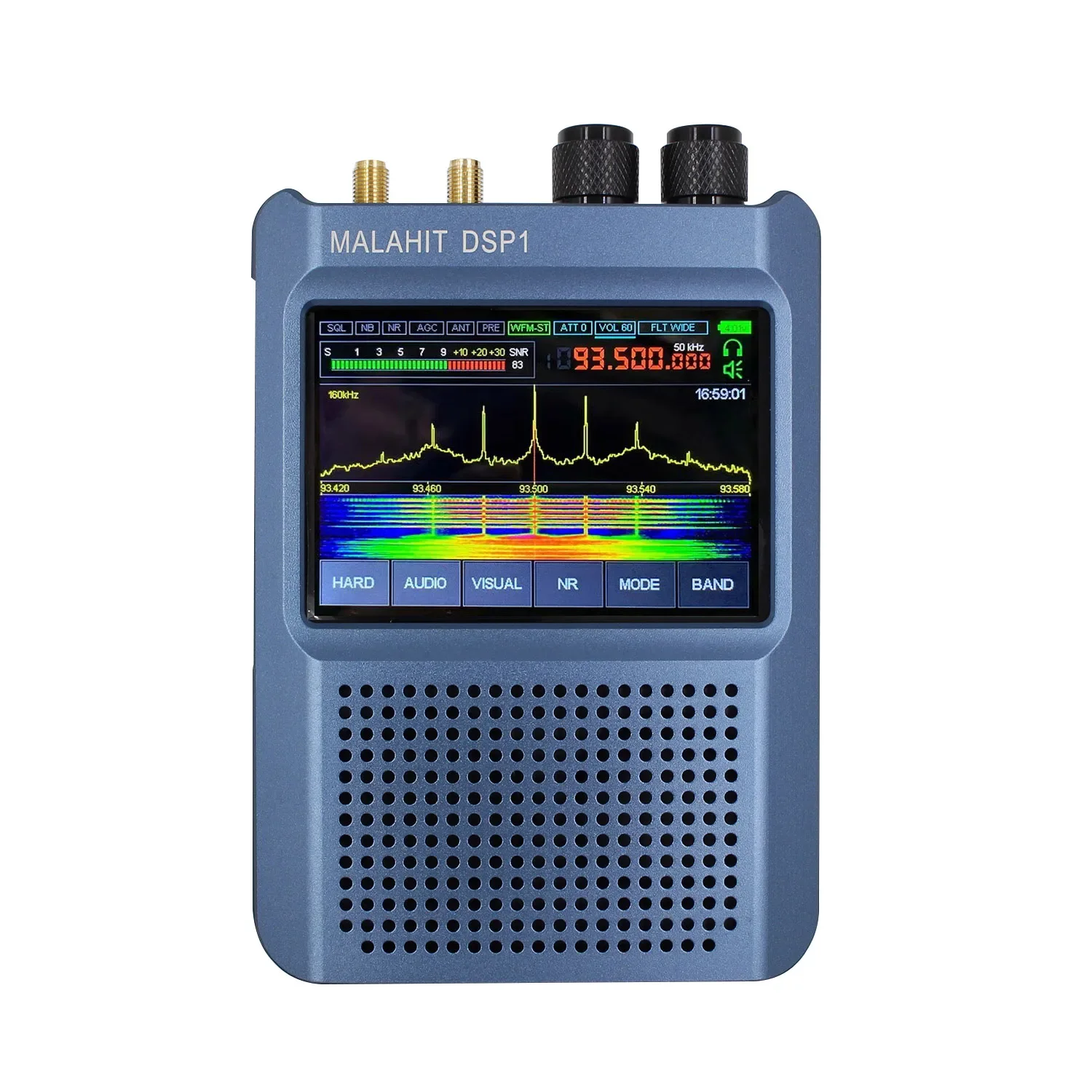 New 50KHz-2GHz Malachite DSP V9 SDR Receiver Radio Malahit-DSP1 1.10d Firmware AM CW SSB NFM WFM