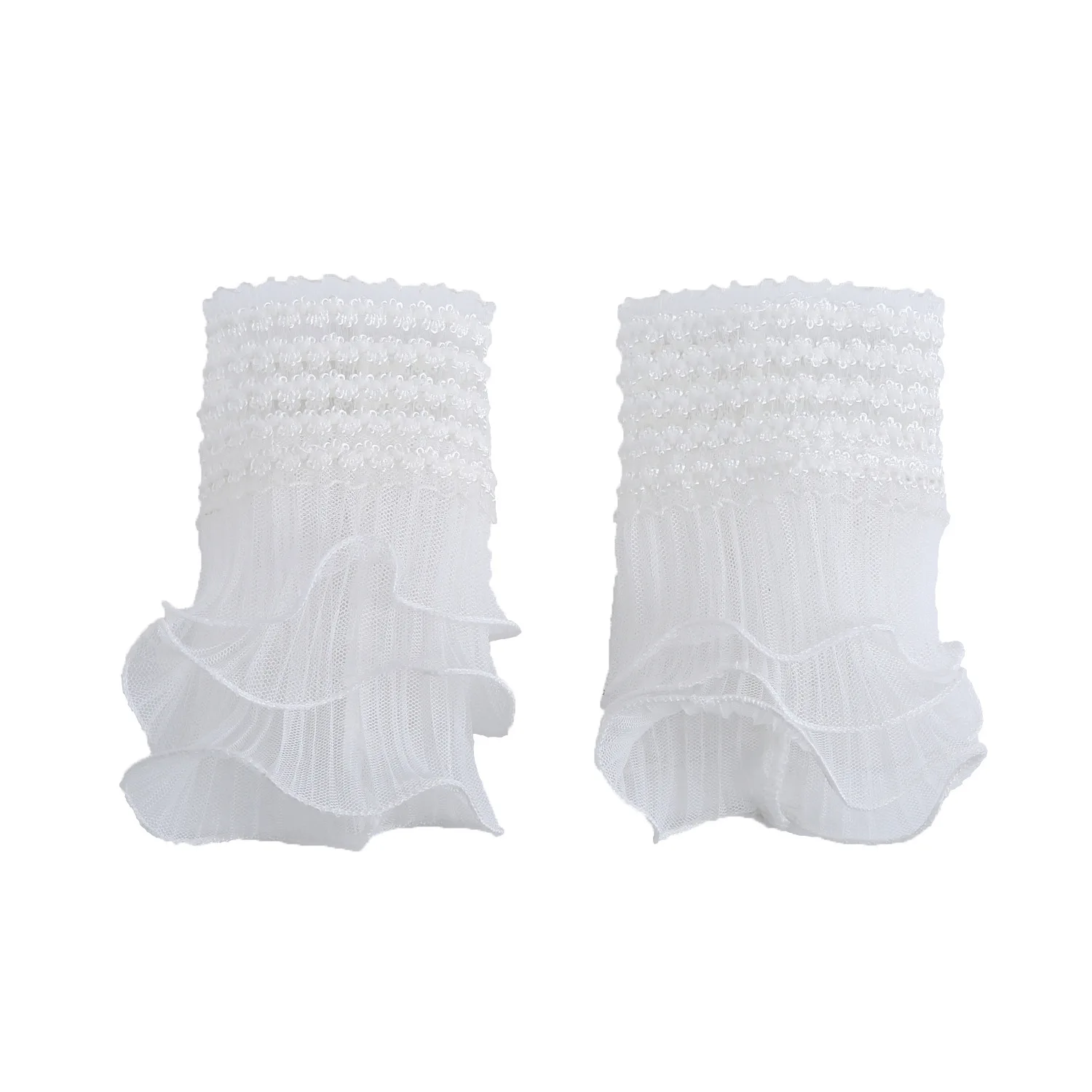 إكسسوارات دانتيل ثلاثية الطبقات بمزاج عطر صغير وأصفاد زخرفية ثلاثية الأبعاد وأكمام مزيفة وأساور يدوية