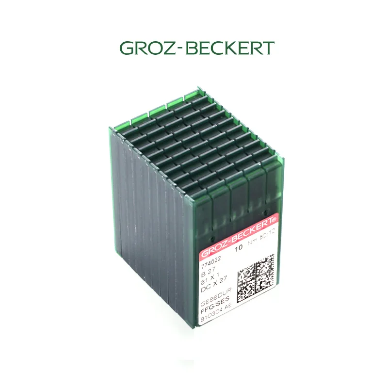 100 PCS Overlock Sewing Machine Needles GROZ-BECKERT DCX27 (B27)  81X1  DCX1 GEBEDUR Heat Proof Titanium Needle  55   60   65