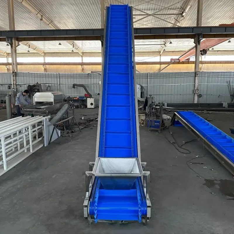 Belt Conveyor for Vegetable Fruit Incline Lifting Conveyor for Packing Production Line