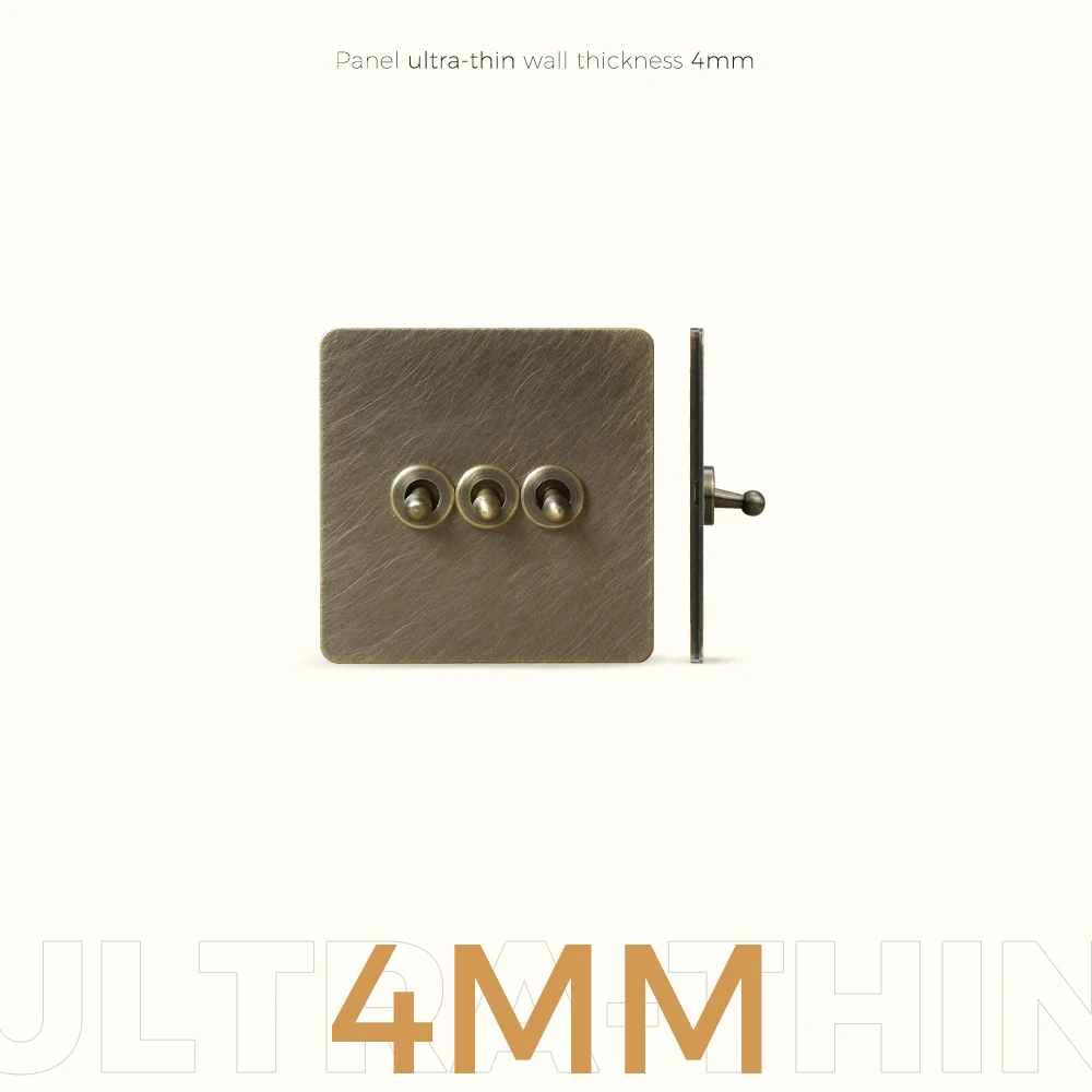 Avoir البرونزية خمر مقبس الحائط مع USB نوع C اكسسوارات المنزل تبديل مفاتيح زر التبديل باهتة التبديل ضوء المملكة المتحدة FR  مفاتيح فرن كهربائي جينرال مفاتيح كهربائية الألواح الجدارية مقبس كهربائي سويتش كهربالاتحاد الأو