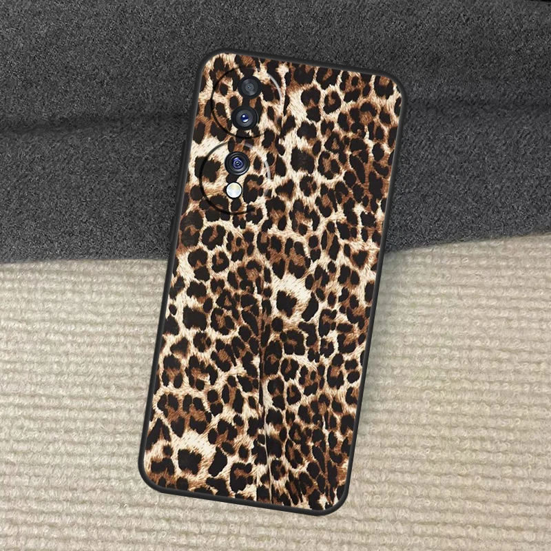 حافظة بطبعة الفهد لهاتف Honor Magic 7 Lite 5 6 Honor 200 Pro X8b X9a X8a X8 X9 X9c X9b 50 70 90 Lite Cover