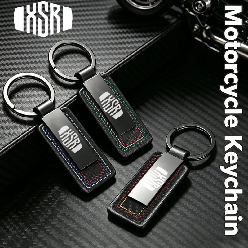 Car Styling Motorcycle Keychain for YAMAHA XSR700 XSR900 2026 Key Chains Ring Holder Pendant Gift Laser Engraved Accessories