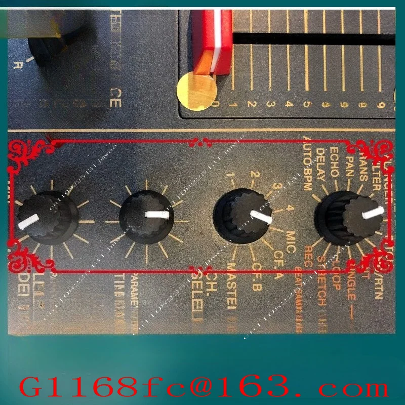 DJM600 Mixing Console Has 4 Effect Options in The Bottom Right Corner for Setting and Adjustment