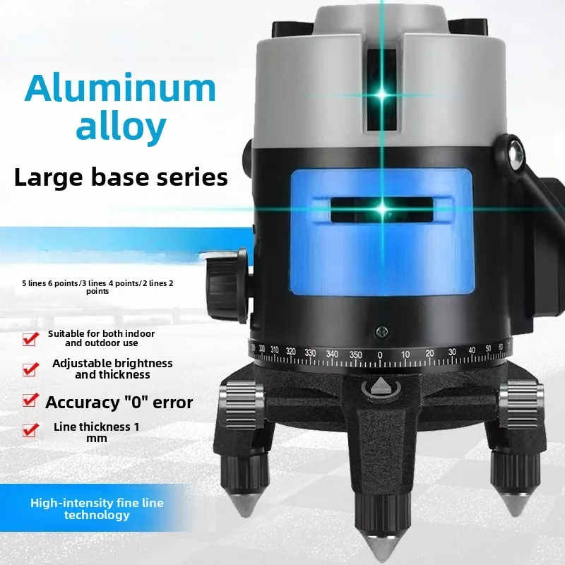 Effective Laser Infrared Level High Precision Strong Light Fine Line Blue Light 2-5 Line Outdoor Automatic Leveling Instrument
