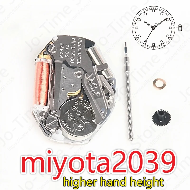 New Genuine Miyota 2039 Watch Movement Citizen Original Quartz Mouvement Automatic Movement 3 Handswatch parts