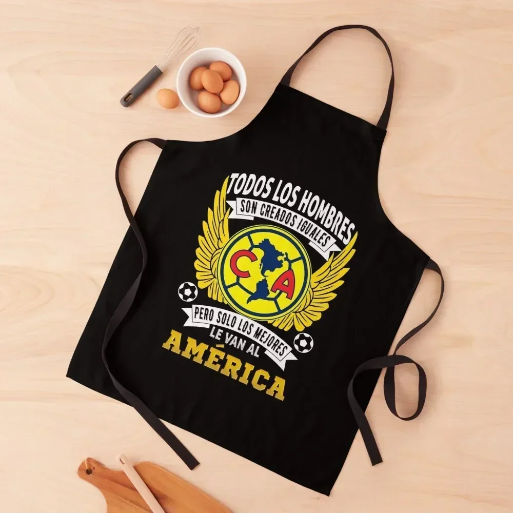 Playera Aguilas del America Solo Los Mejores le Van al America Apron Teacher cleanings Apron