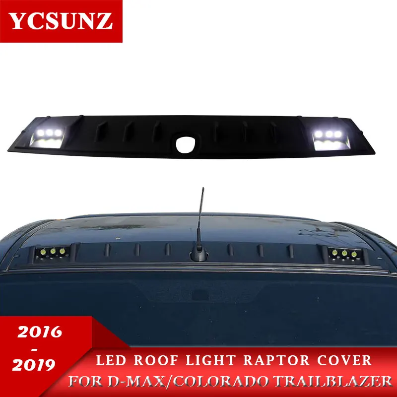Matte Black Led Roof Light Raptor Style For Isuzu DMAX D-MAX 2016 2017 2018 2019 Double Cabin Car Accessories