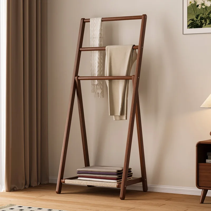 Hanging hanger Floor-to-ceiling bedroom coat rack Easy to store clothes