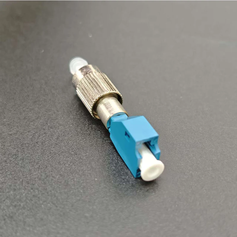 FC Male to LC Female Fiber Optical Power Meter Visual Fault Locator Coupler Single Mode Hybrid-Optic Fiber Convertor