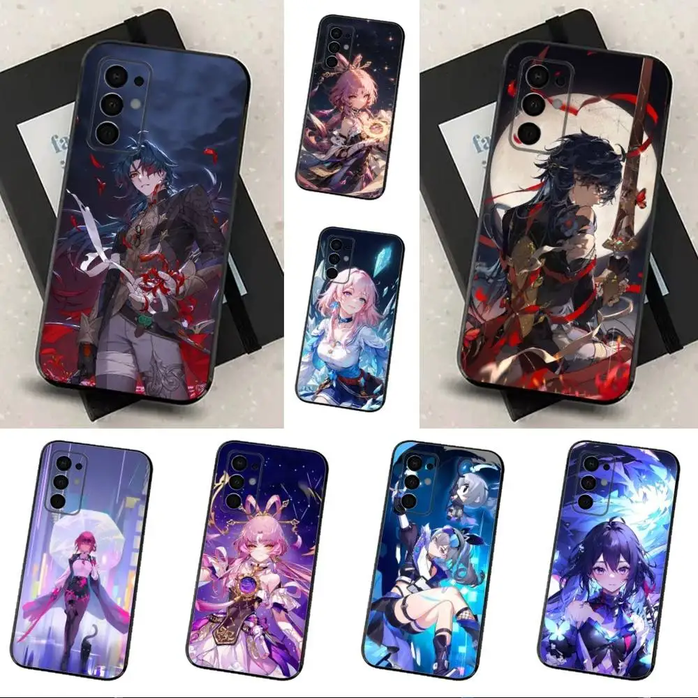 

Honkai S-Star R-Rail Game Case For Samsung Galaxy A91,A80,A73,A72 ,A71,A53A52,A32 ,A31A22,A21s,A20,Black Cover
