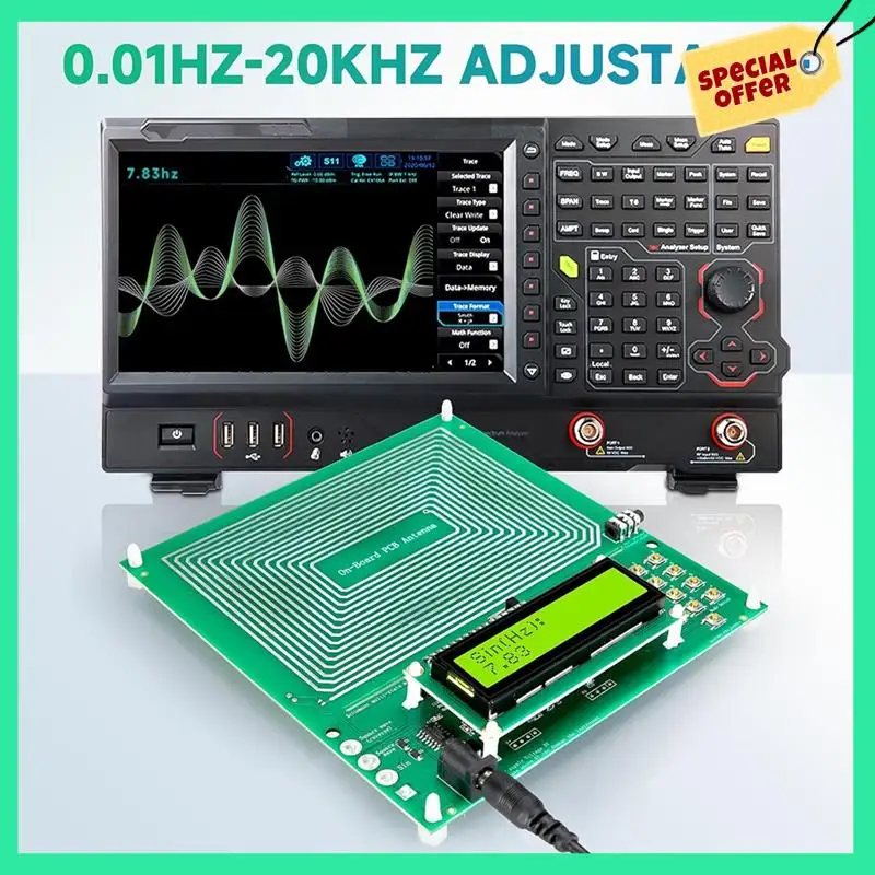 -A14E 7.83Hz Sleep Aid Andtherapeutic Frequency Device Adjustable Resonance Generator (0.01Hz-200Khz) Forstress Relief