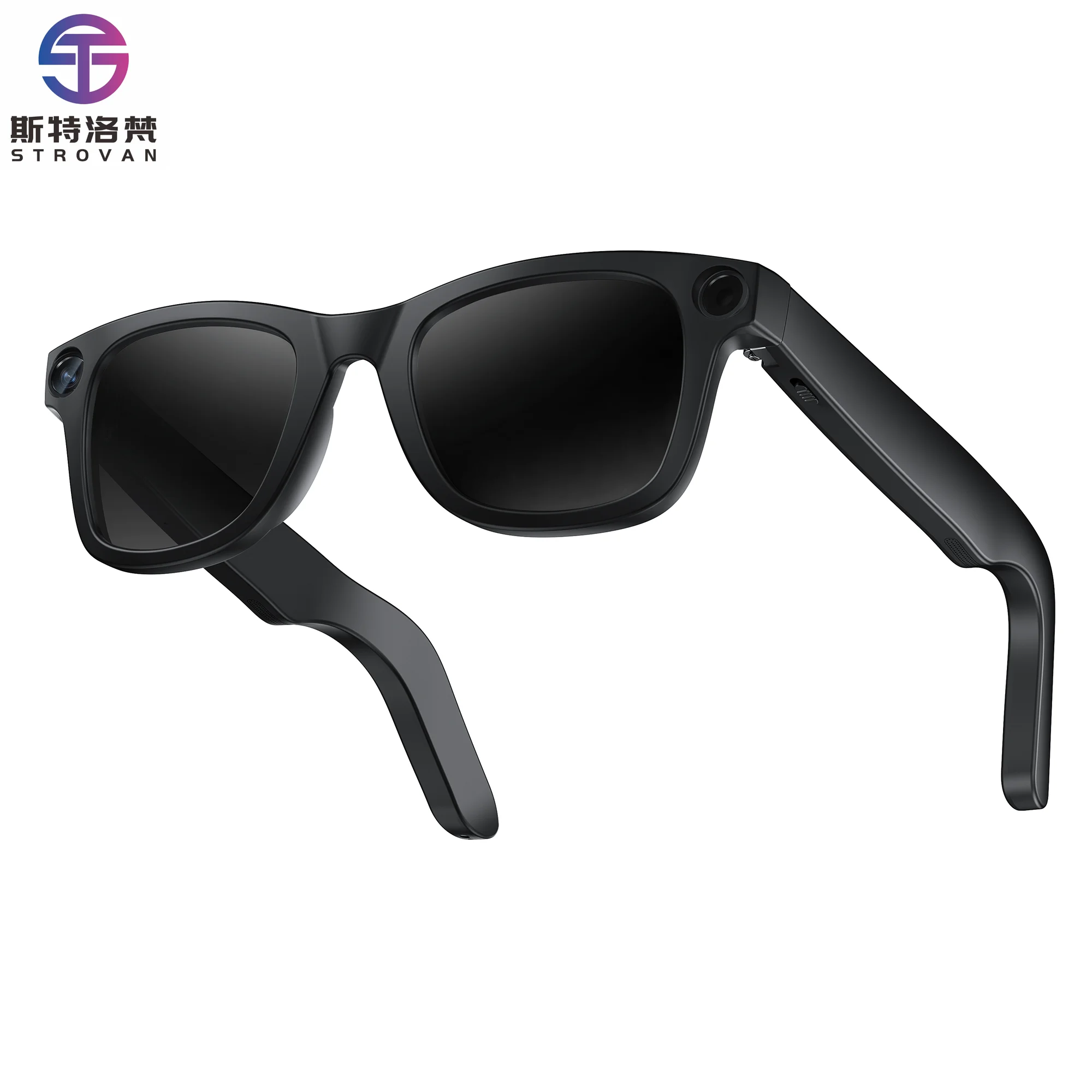 

Smart Glasses 8MP Real TIme Translation Anti-Shake Shooting Ai Voice Transcription Long Duration Wearable Headset