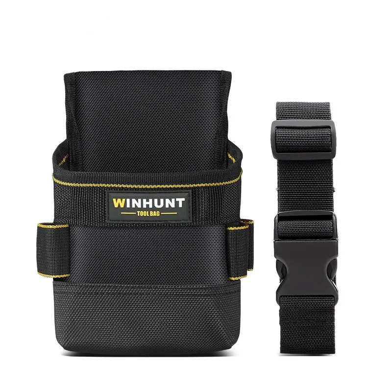 Multifunctional Canvas Electrician Waist Bag, Portable Waist Hanging Tool Pouch, Storage Bag for Electric Repair Work