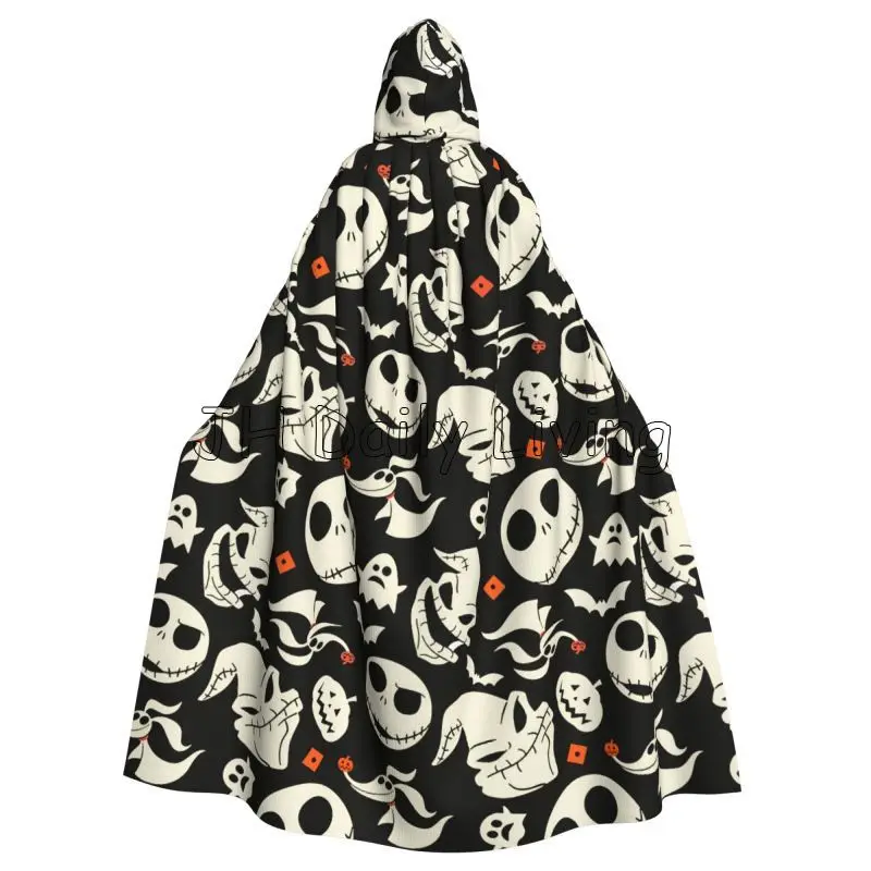 

Hooded Cloak Unisex Cloak with Hood Cloak Cosplay Costume Halloween Bats Devil