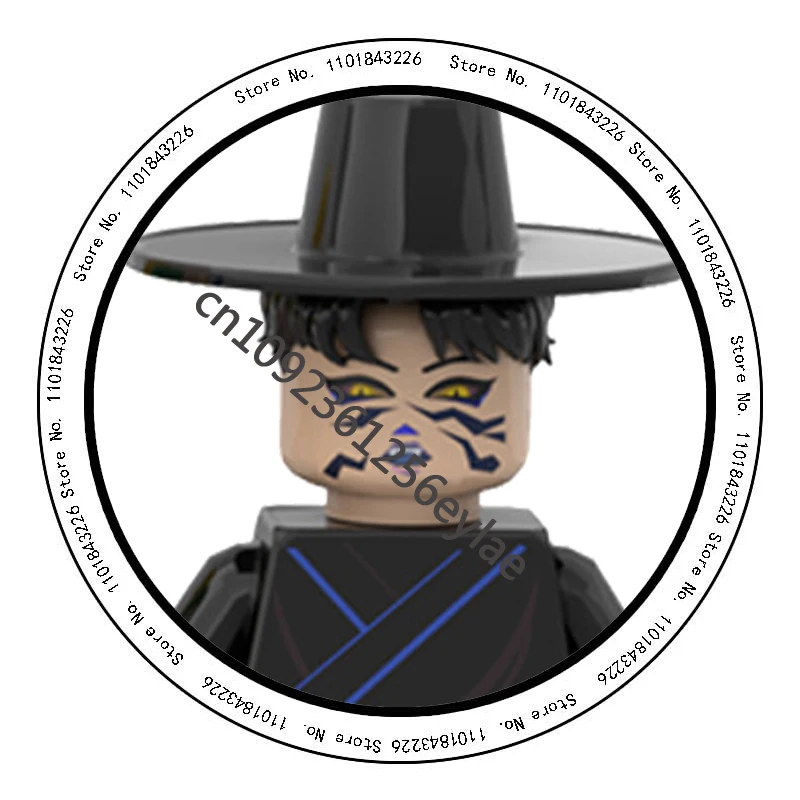 8 pçs kpop caçadores de demônios mini figura de ação blocos de construção rumi montagem modelo boneca blocos de construção brinquedo