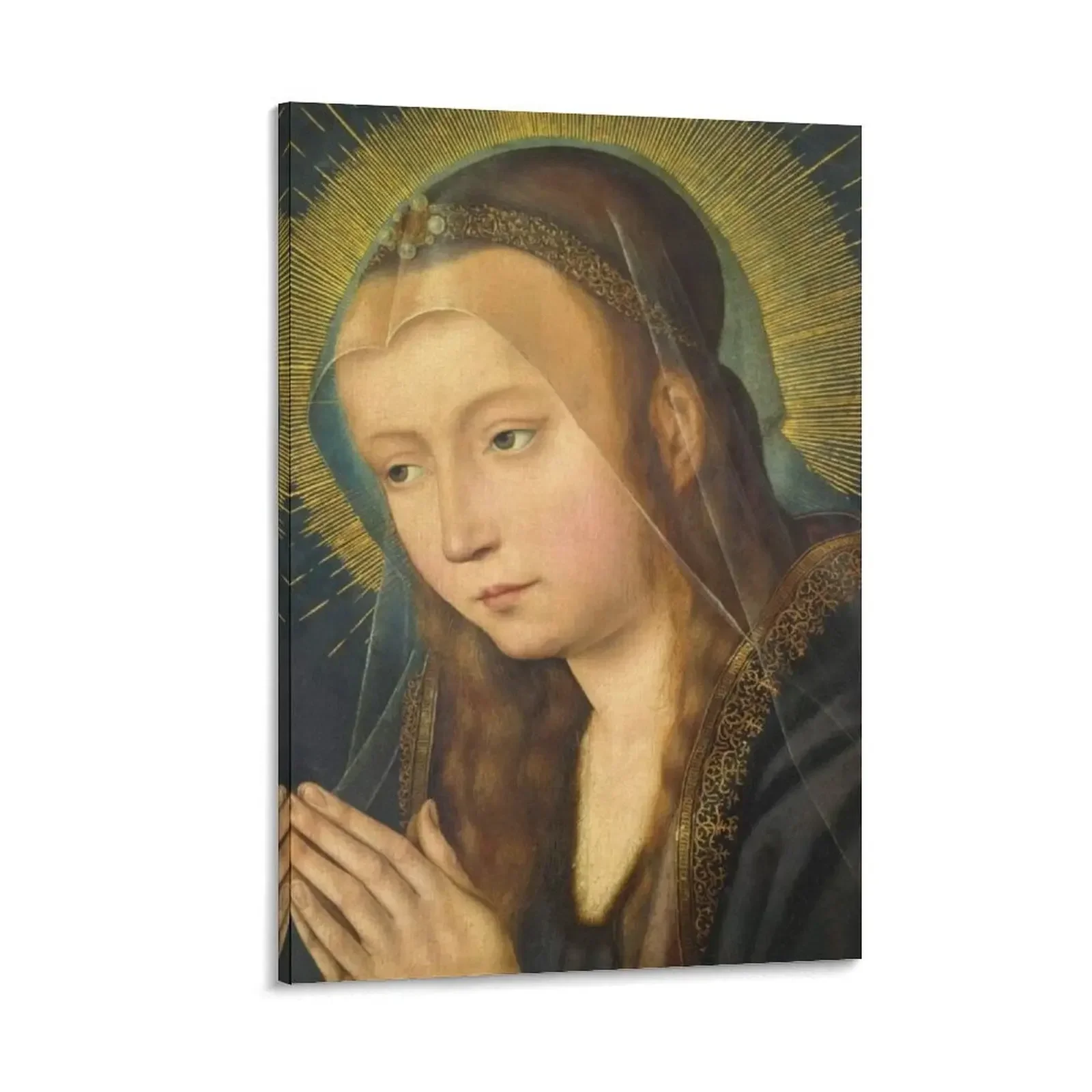 

VIRGIN IN PRAYER - Quentin Massys Canvas Painting Paintings on the wall Wall paintings Wall decoration frame