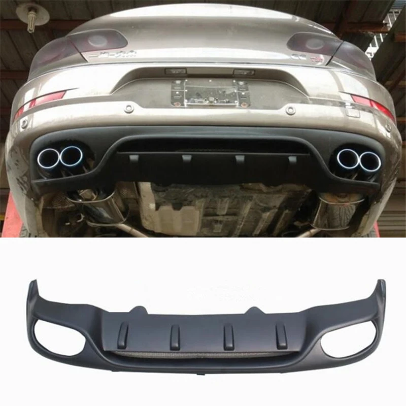 For OLD Volkswagen CC ABS Bumper Rear Lip Diffuser Splitter Refit Collision Avoidance Accessories Body Kit ABT Style 2009-2012