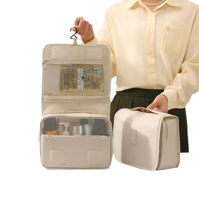 Yjq hanging toilet bag large capacity multi-function travel portable portable cosmetic storage bag