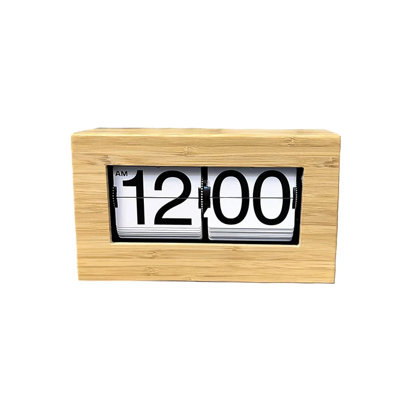 

Скандинавские простые деревянные художественные страницы, поворотные часы, креативные модные домашние настольные маятниковые часы, украшение ручной работы, настольные часы