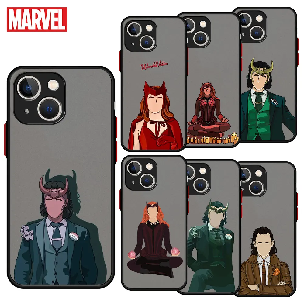 

Doctor Strange 2 Wanda Loki Skin Feel Matte Case For iPhone 15 14 11 13 12 Pro Max XS XR X 8 7 6s 6 Plus Clear Hard Cover Shell