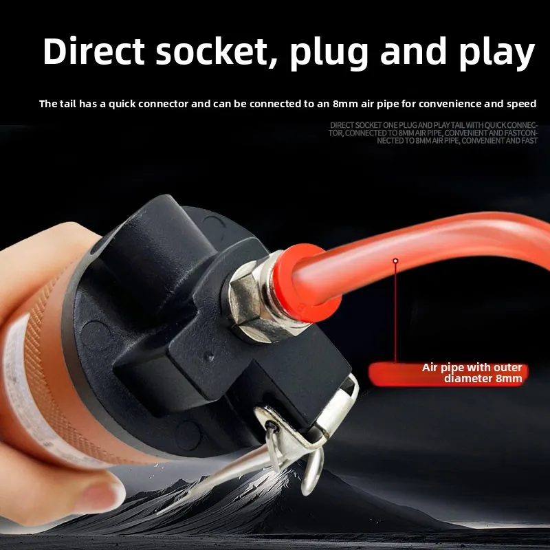 Co-Gong Pneumatische Crimpzange, isolierte Nippelklemmenzange, Ar8Wp-Crimpzange mit doppeltem Anschluss, pneumatische Zange mit bloßem Anschluss