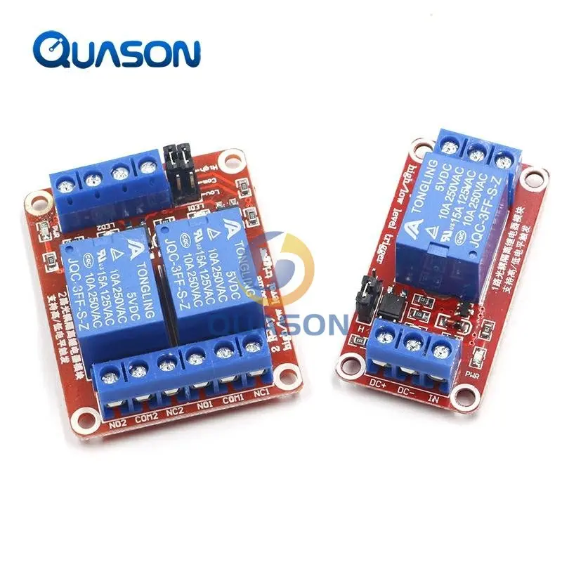 1 2 4 8 Channel 5V 12V Relay Module Board Shield with Optocoupler Support High and Low Level Trigger forArduino