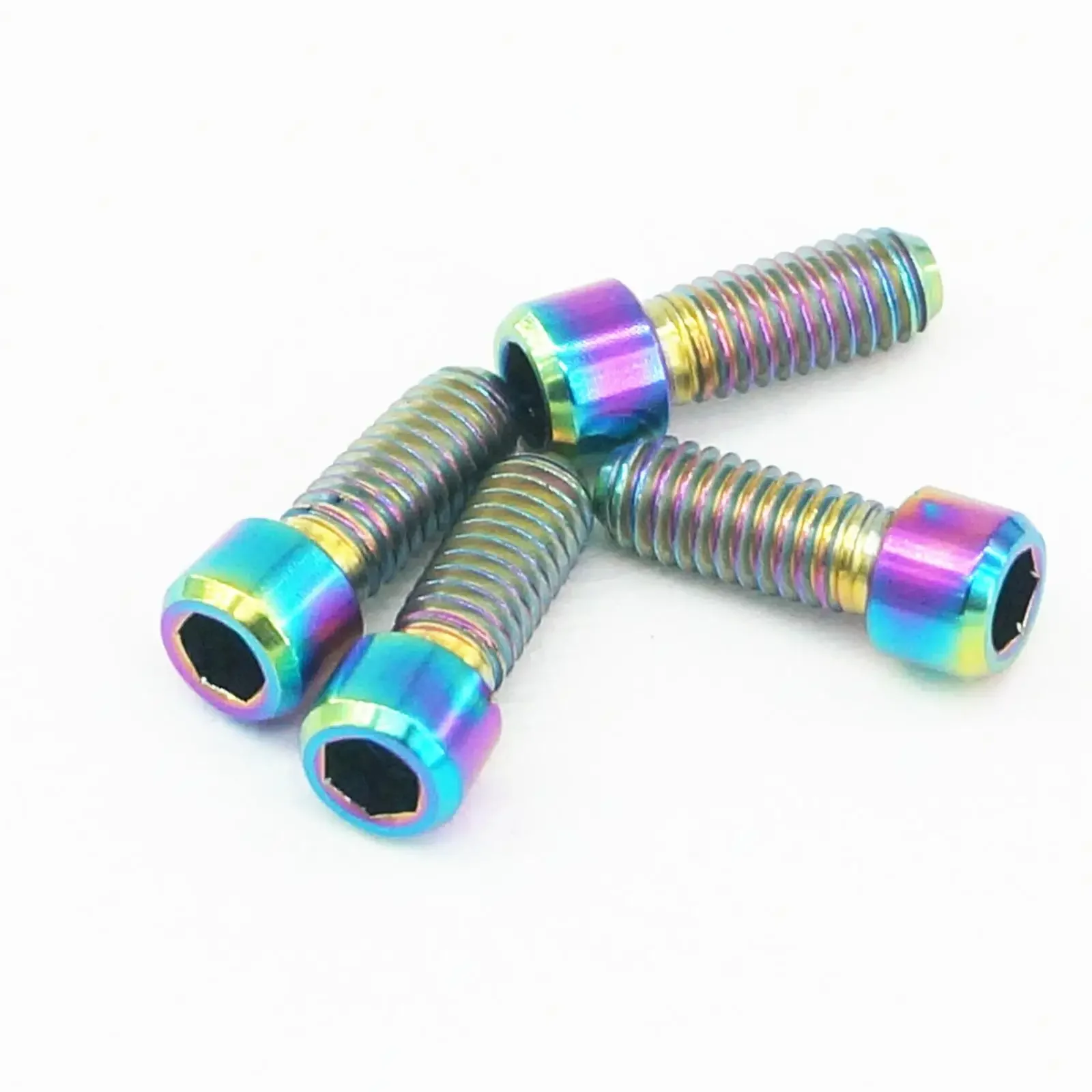 4 шт M4x10mm Rainbow GR5 титановые болты Винты для фотографий