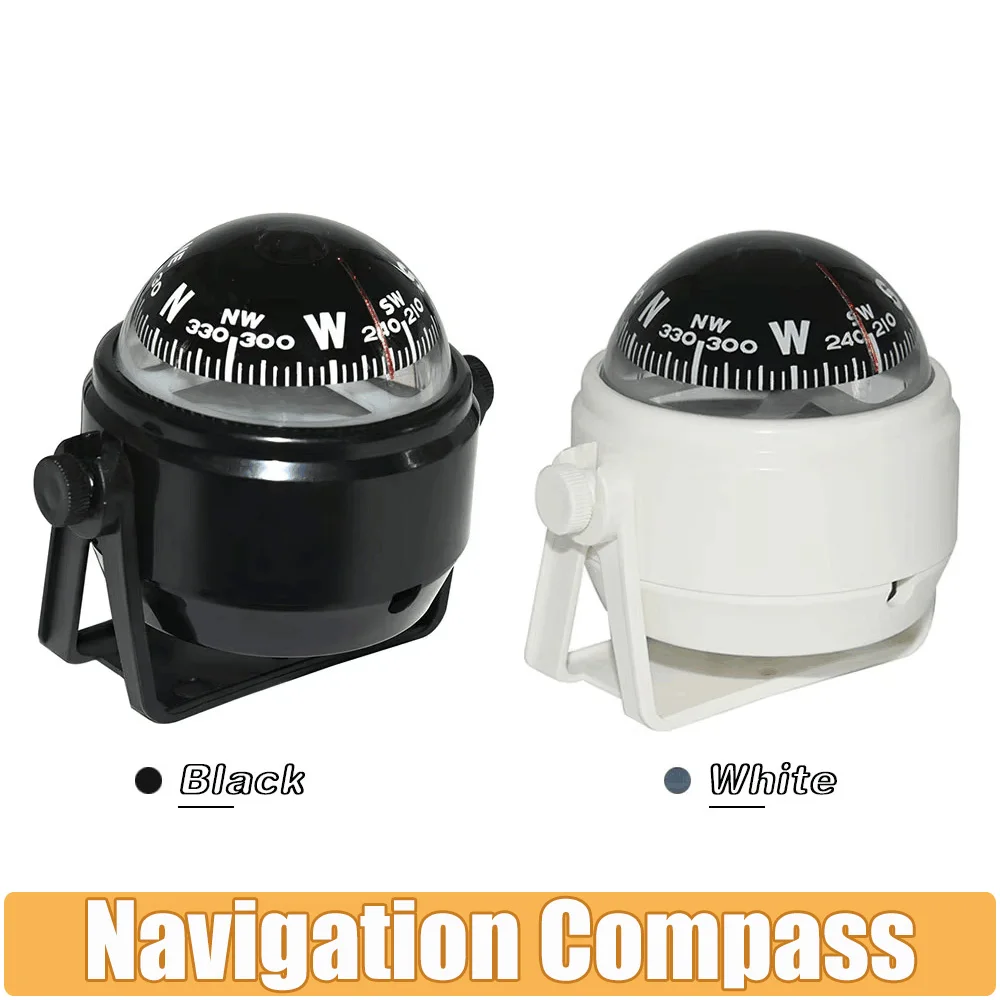 12V Marine Electronic Navigation Compass LED Light Nautical Compass Pivoting For Boat Marine Car Offroad Pointer Digital Compass