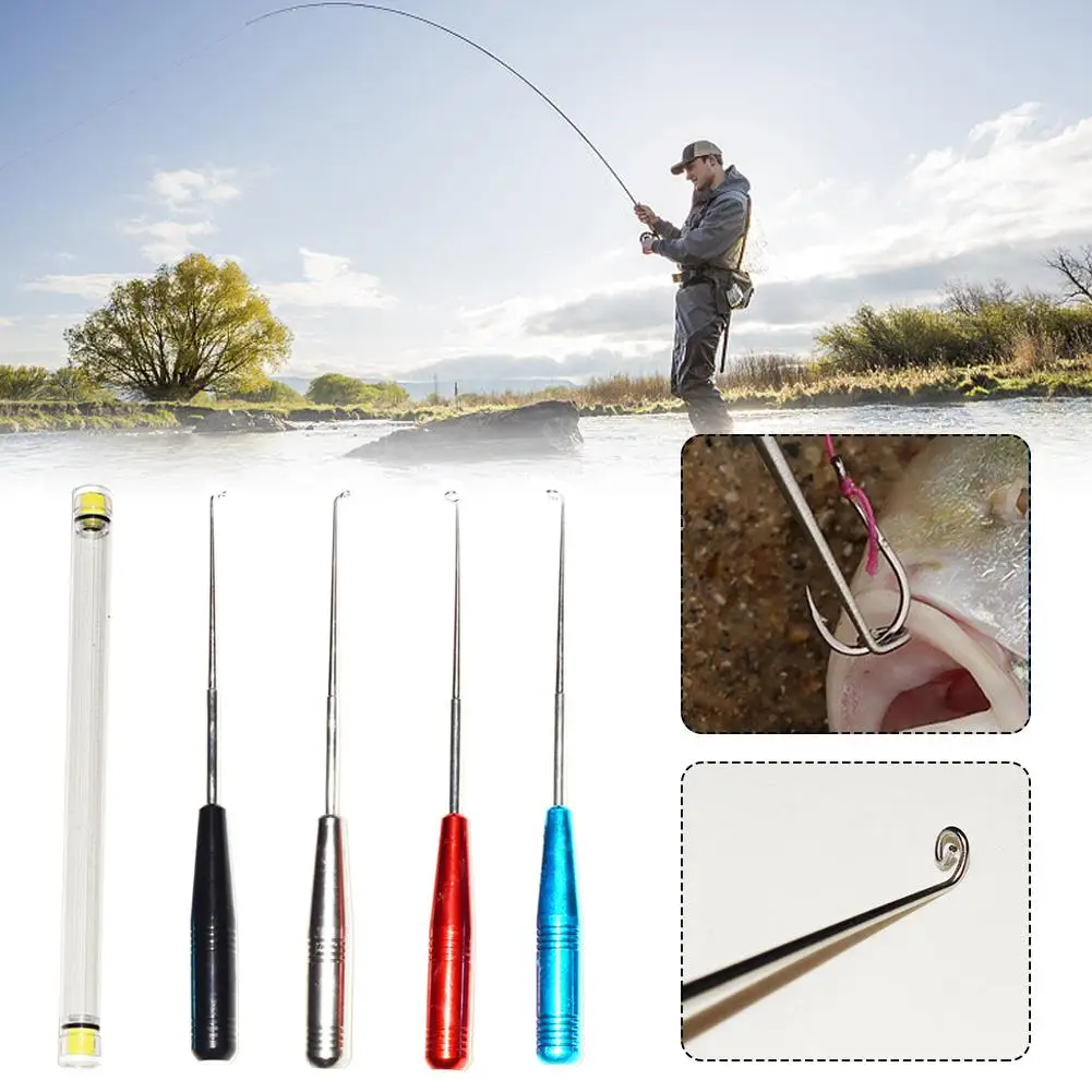 Stainless Steel Fishing Hook Extractor Quick Removal Decoupling Hook Device Safety Tools Detacher Rapid Equipment Fish B6O3