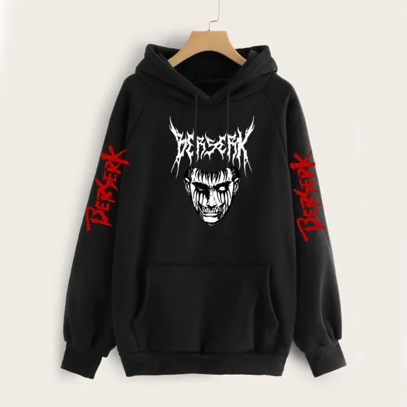 Berserks Anime Hoodie Women's Sweatshirts Y2k Clothes Mens Clothes Long Sleeve  Casual Harajuku Hooded Shirt Sweatshirt Clothing