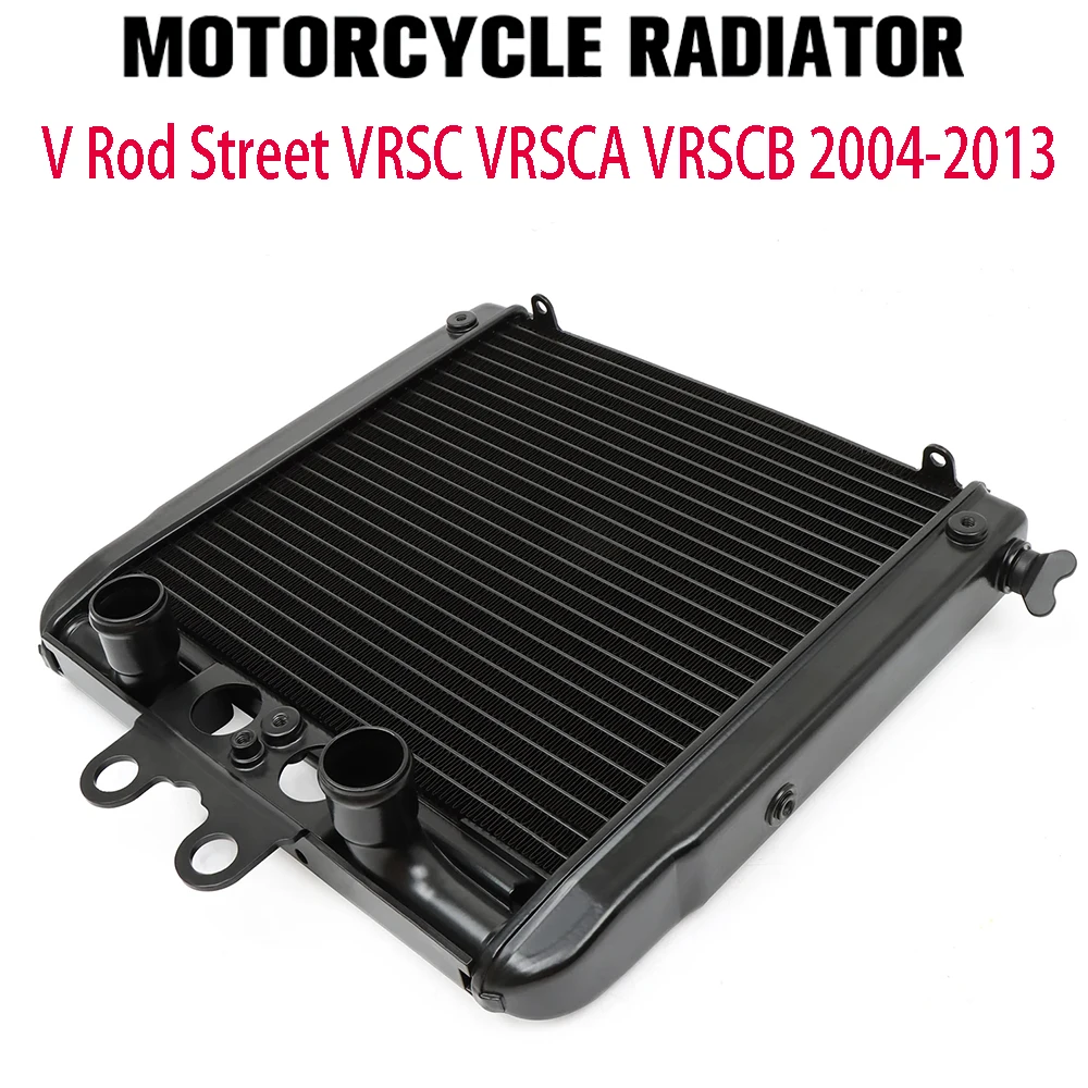 

For Harley V-Rod Street VRSC VRSCA VRSCB 2004-2013 2012 2011 2010 Motorcycle Engine Radiator Aluminum Cooler Cooling Water Tank