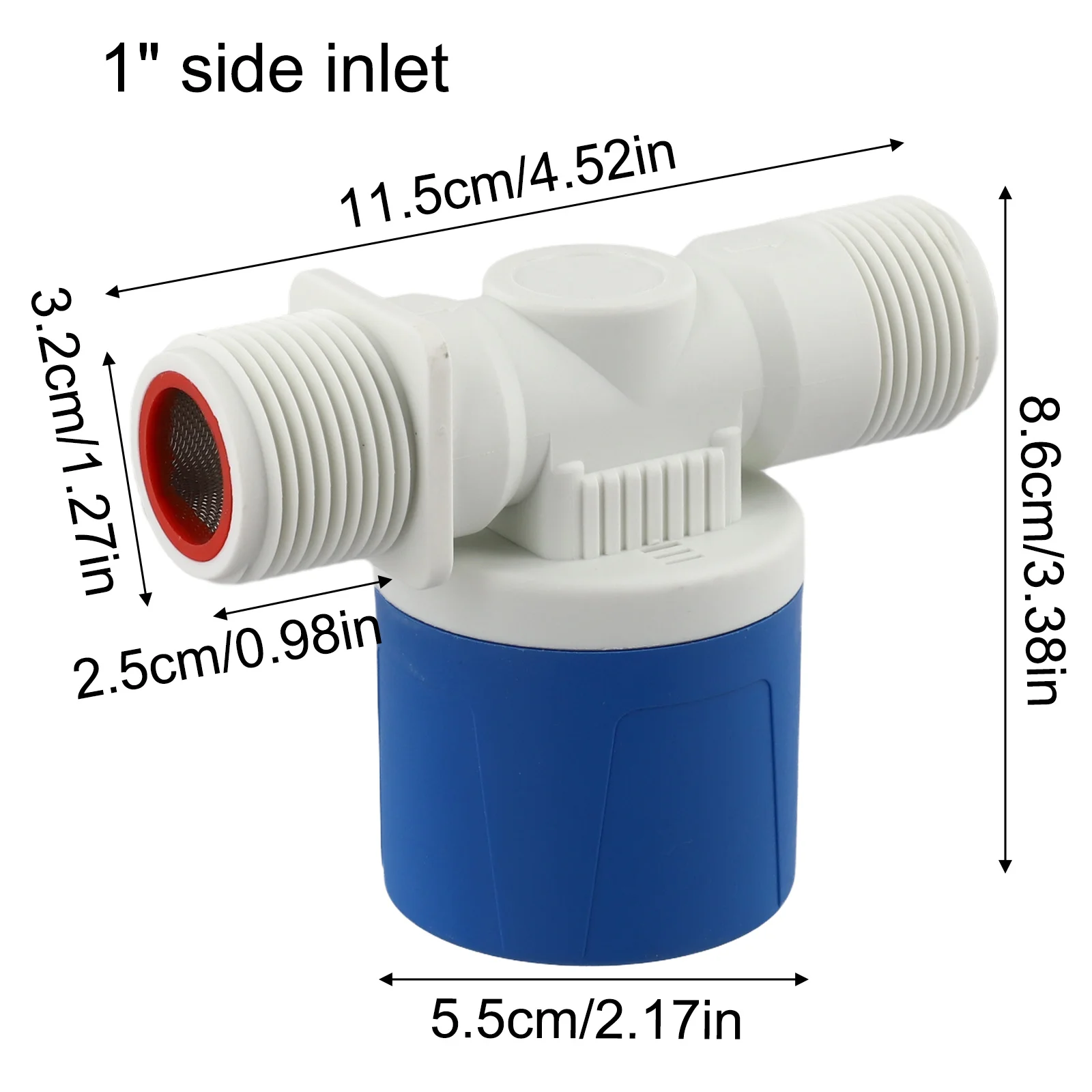

Side Water Inlet Float Valve Automatic Water Control Rust-resistant Stainless Steel Water Tanks Livestock Watering Systems