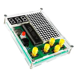 DIY Pixel Game Maker Kit Electronics DIY Soldering Project Practice Solder Learning Assembly with Shell