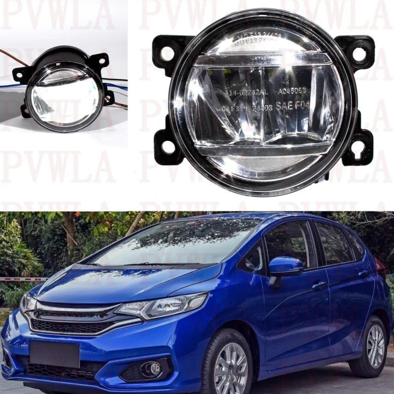 

Left Side Front Bumper Fog Lights Lamp With LED Bulbs 33900-TEY-Y01 For Honda Fit 2015 2016 2017 2018 2019 2020