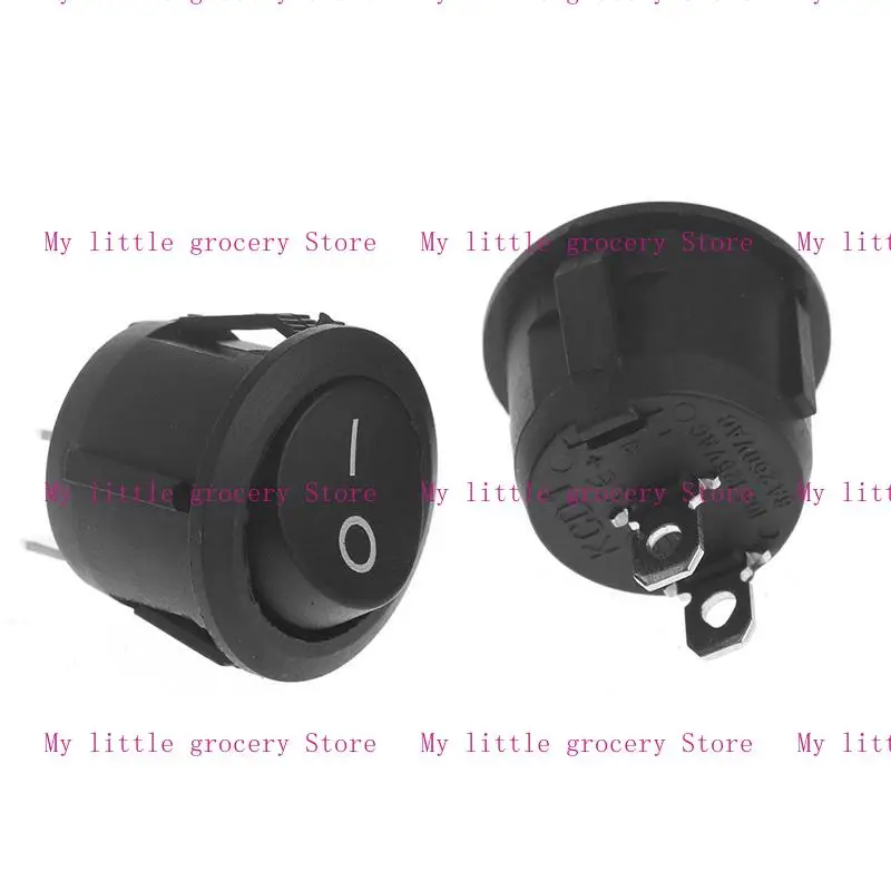 D5BD 2x 2 pines Rocker Switch Black SPDT Inmisionadores instantánea encendido Mini 2 Posición Switch