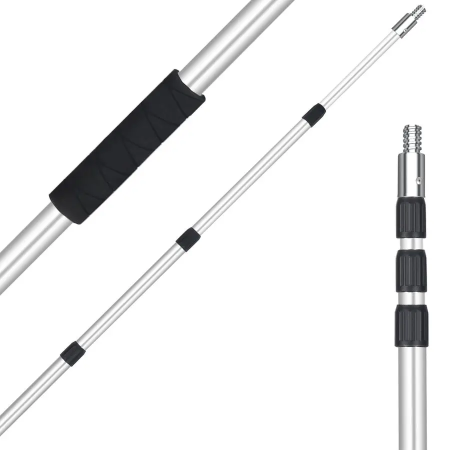 

Телескопическая штанга, 412 футов, для малярного валика, многофункциональная, прочная, из алюминиевого сплава, с системой TwistLock, для окон и покраски