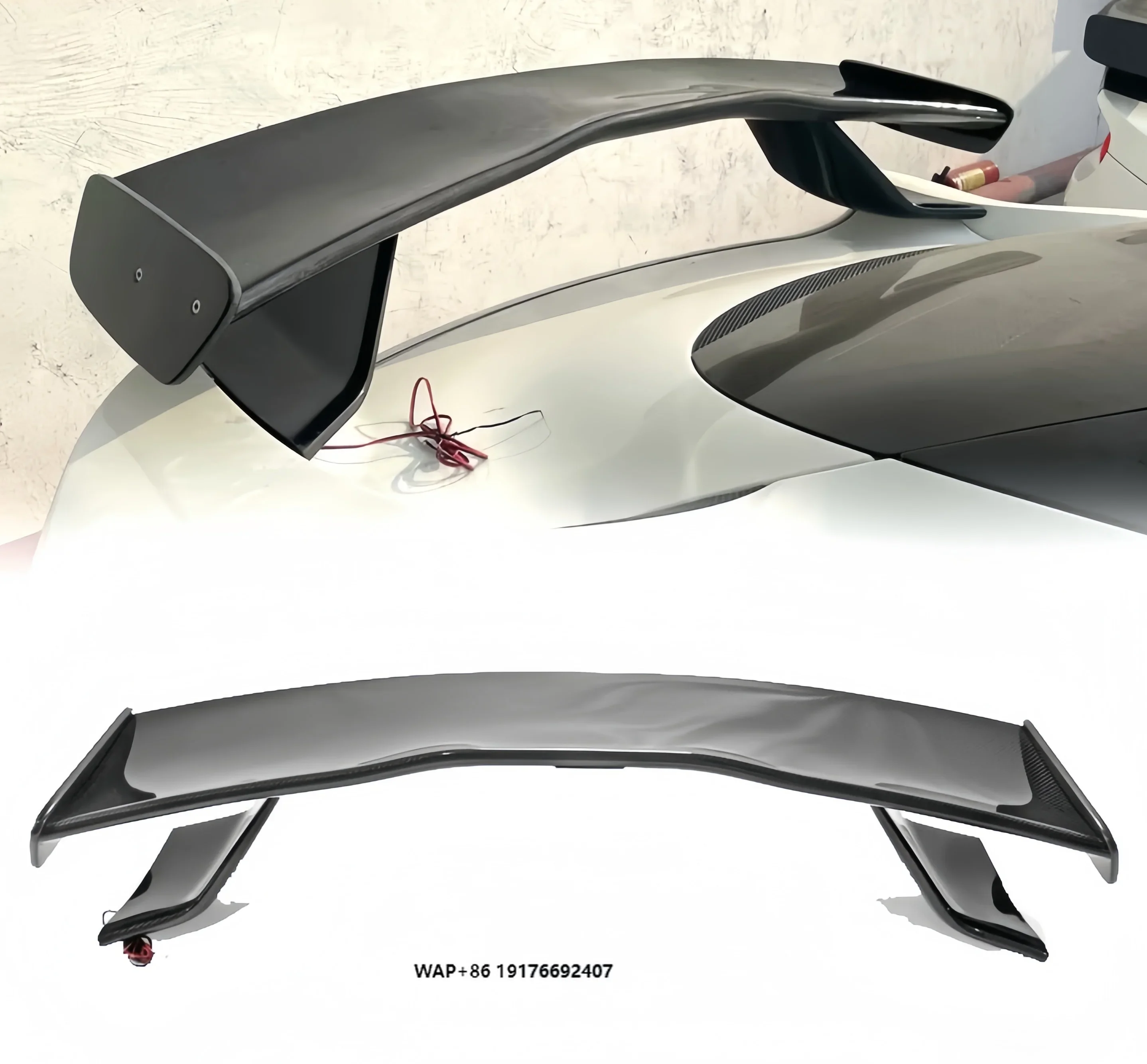 Applicable toLotus, Lotus, Evora S 400 GT4, Carbon Fibre Mods, Rear Spoiler, Fixed air Wing