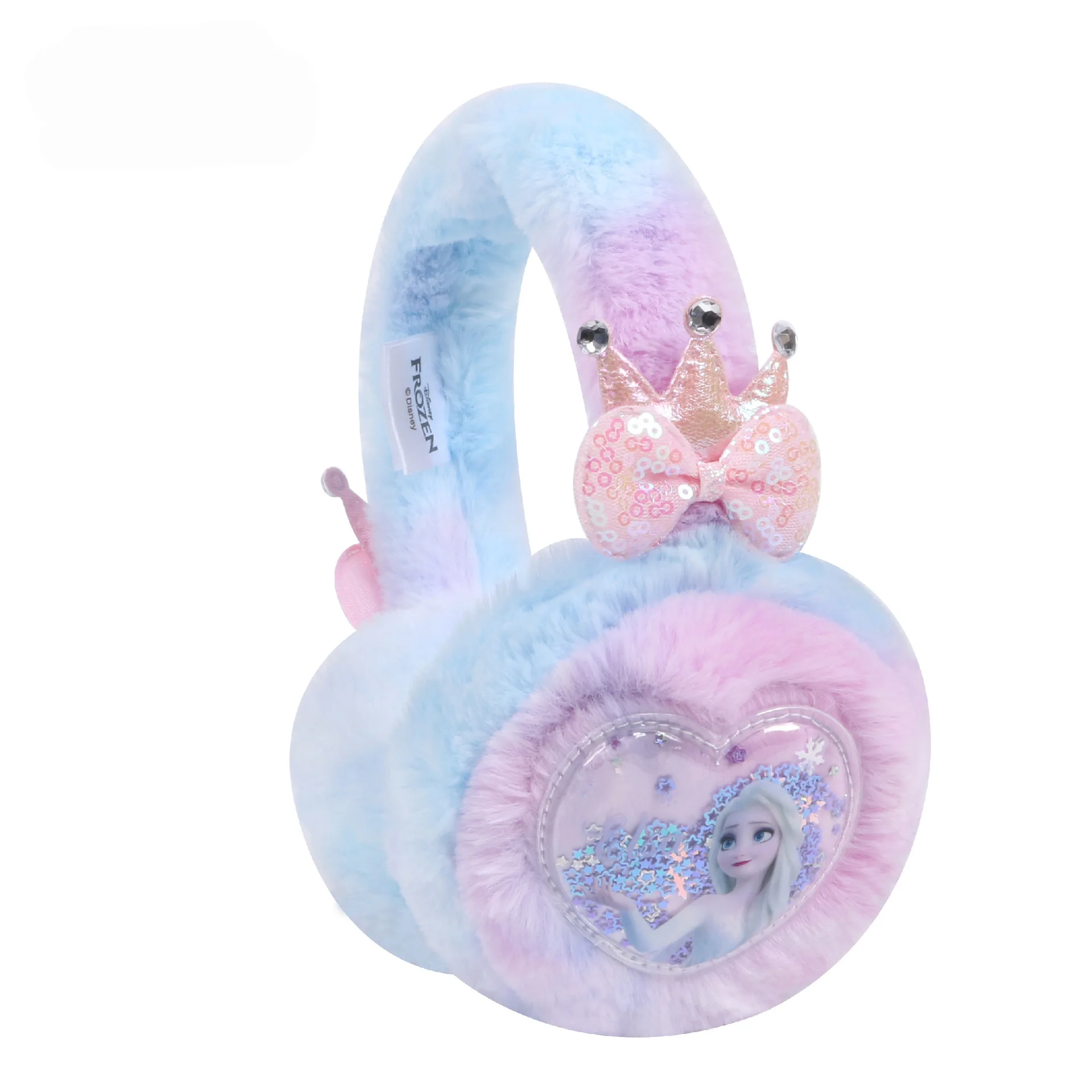 Miniso Disney Frozen Elsa Children's Earmcups Warm Plush Ears Warm in Autumn and Winter Girls Baby Ears and Neck Protection