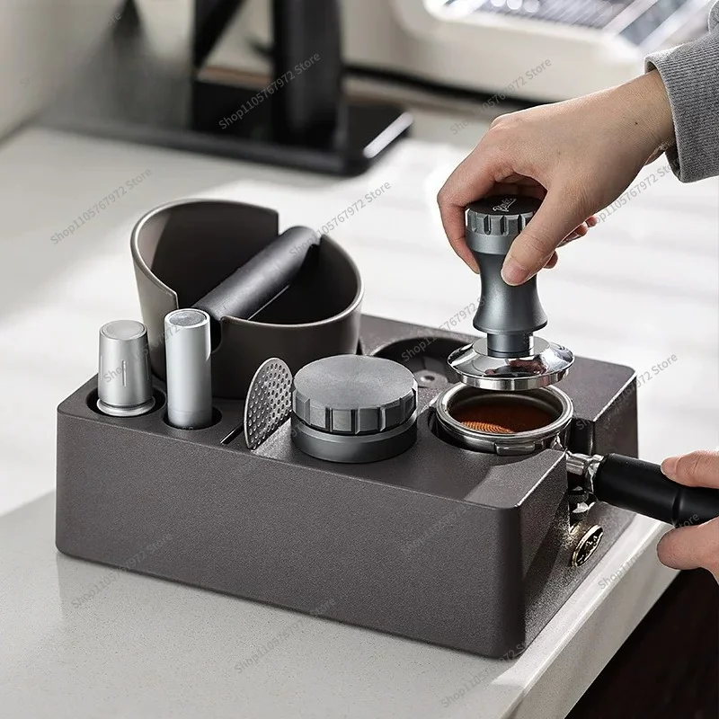 For Coffee Powder Press Cloth Powder Residue Bucket Multifunctional Base Appliance Storage Coffee Machine Handle Console