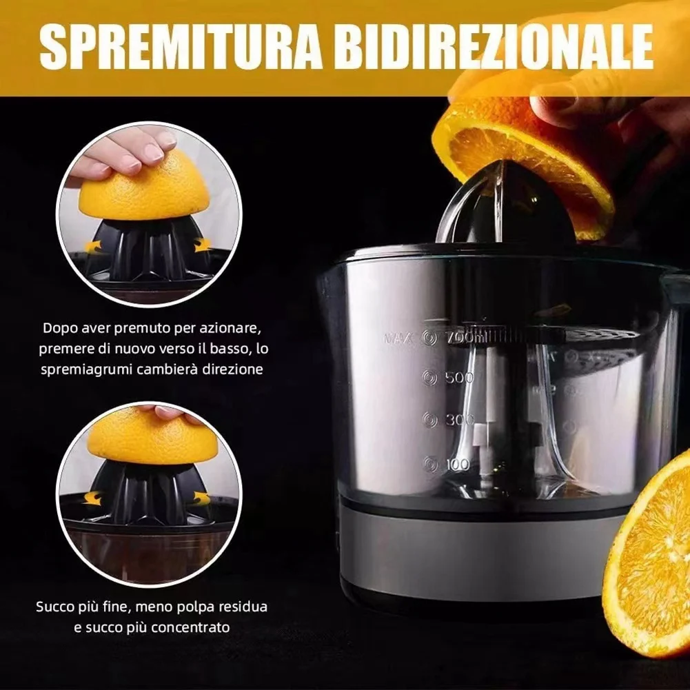 700Ml Electric Citrus Orange Juicer Squeezer Lemon Fruits Masticating Machine Juicer Fruit Press Machine EU Plug-T33C