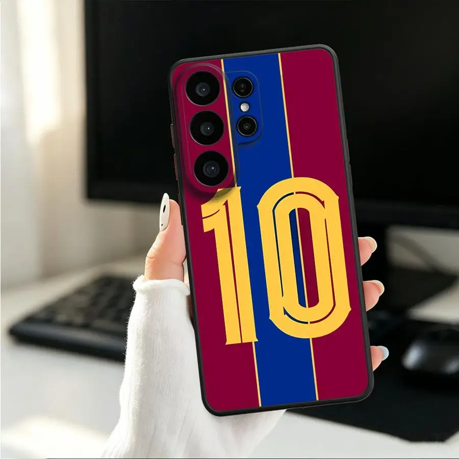 Number 10 Funda Back Phone Cover Case for Samsung Galaxy S26 S22 S25 Ultra Note 20 Ultra 10+ S21 S24 Plus S20 FE S23 FE